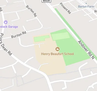 map for Henry Beaufort School