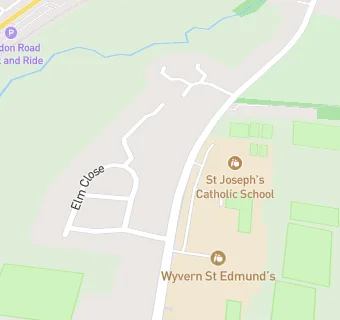 map for St Josephs RC School