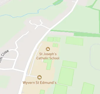 map for St Joseph's Catholic School