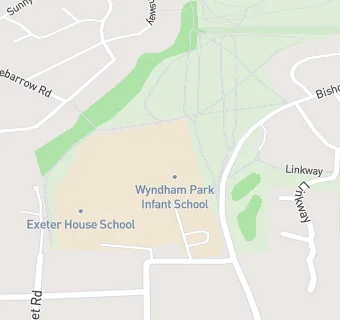 map for Wyndham Park Infants' School