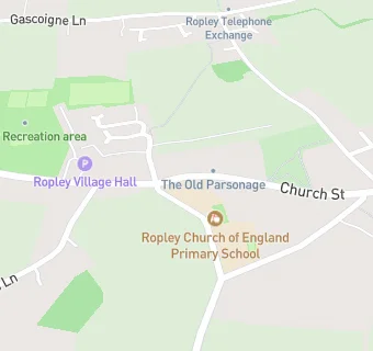 map for Ropley CofE Primary School