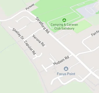 map for Salisbury City Almshouses