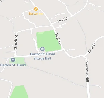 map for Barton St David Pre-School