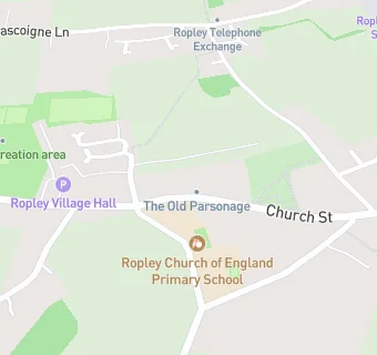 map for Ropley School