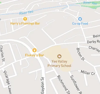 map for Yeo Valley Primary School