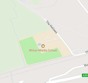 map for Wilton CofE Middle School