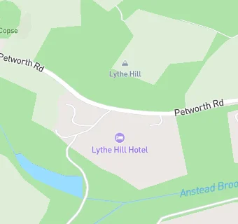 map for Lythe Hill Hotel and Spa