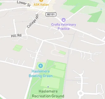 map for Haslemere Preparatory School