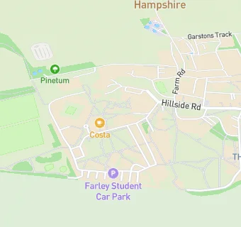 map for Sparsholt College Hampshire