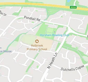 map for Holbrook Primary School