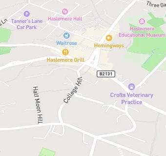 map for College Hill Pre-Prep School