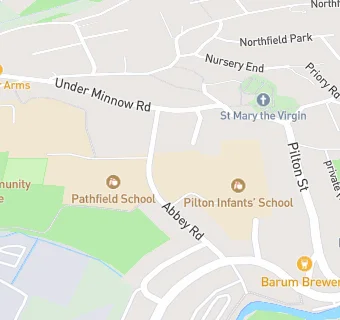 map for Pilton the Bluecoat Church of England Junior School