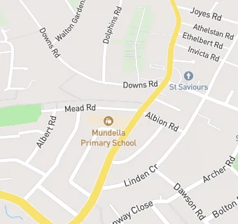 map for Mundella Primary School