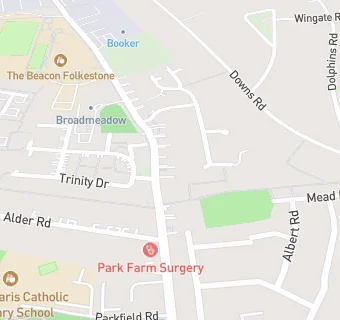 map for Park Farm Primary School