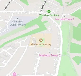 map for Martello Primary