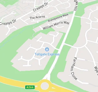 map for Tollgate Express