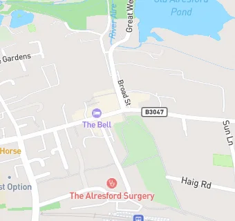 map for Alresford Kebab