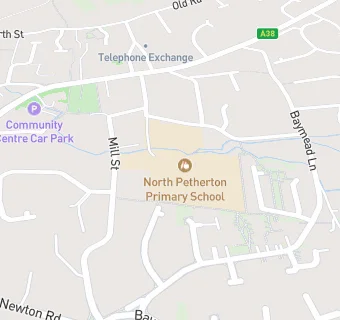 map for North Petherton Community Junior School