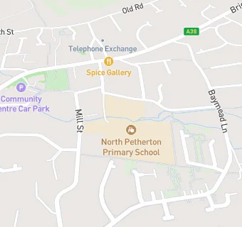 map for North Petherton Primary School