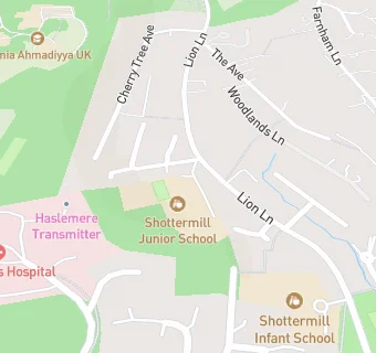 map for Shottermill Junior School