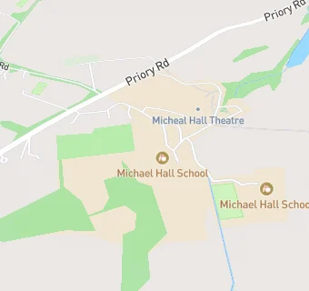 map for Michael Hall School Kindergarten