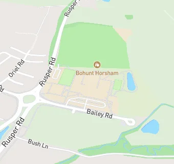 map for Bohunt Horsham