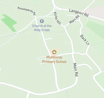 map for Middlezoy Primary School