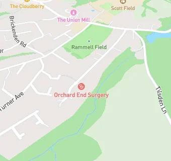 map for Orchard End