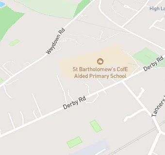 map for St Bartholomews Primary School