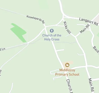 map for Middlezoy Primary School