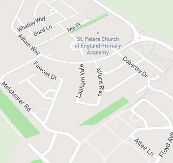 map for HC3S at St Peters Primary Academy