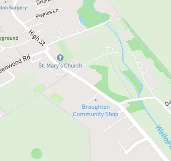 map for Broughton Community Shop