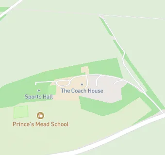 map for Princes Mead School