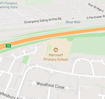 map for Harcourt Primary School