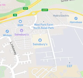 map for Sainsburys