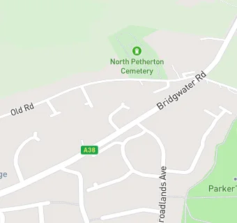 map for North Petherton Bowling Club