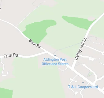 map for Aldington Post Office