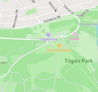 map for Glendale At Tilgate Forest Golf Centre