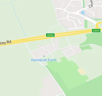 map for Holmbush Farm Shop