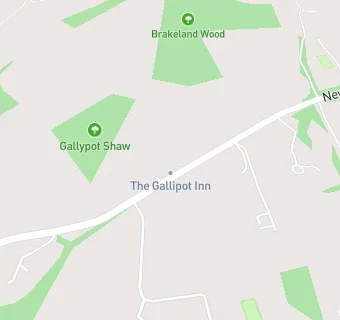 map for The Gallipot Inn