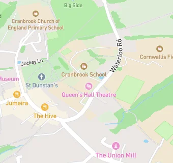 map for Cranbrook School