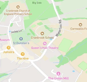 map for Cranbrook School