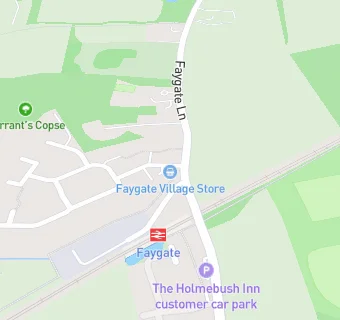 map for Faygate Village Stores