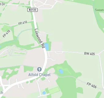 map for Alfold First School