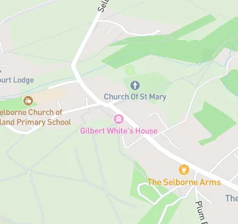 map for Gilbert White's House