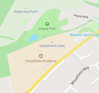 map for Angley School - A Sports College