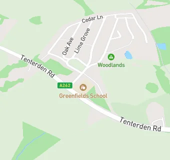 map for Greenfields School