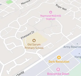 map for Old Sarum Primary School