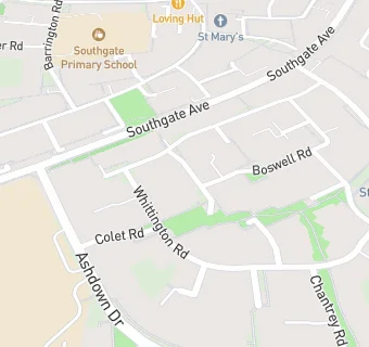 map for Holy Trinity Church Hall