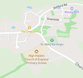 map for High Halden C Of E Primary School